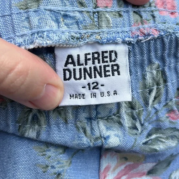 90s Alfred Dunner Floral Shorts Size 12 - Picture 4 of 11